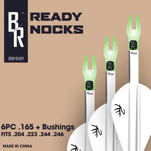 Bow Ready Lighted Nocks (6 Nocks Per Pack)