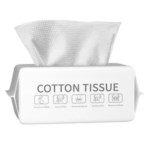 Disposable Face Towel, 100 Sheets/Pack Soft Multi-purpose Face Dry Towel, Bathroom Hotel Home Face Cleaning Tool, Home Supplies Cleansing Facial