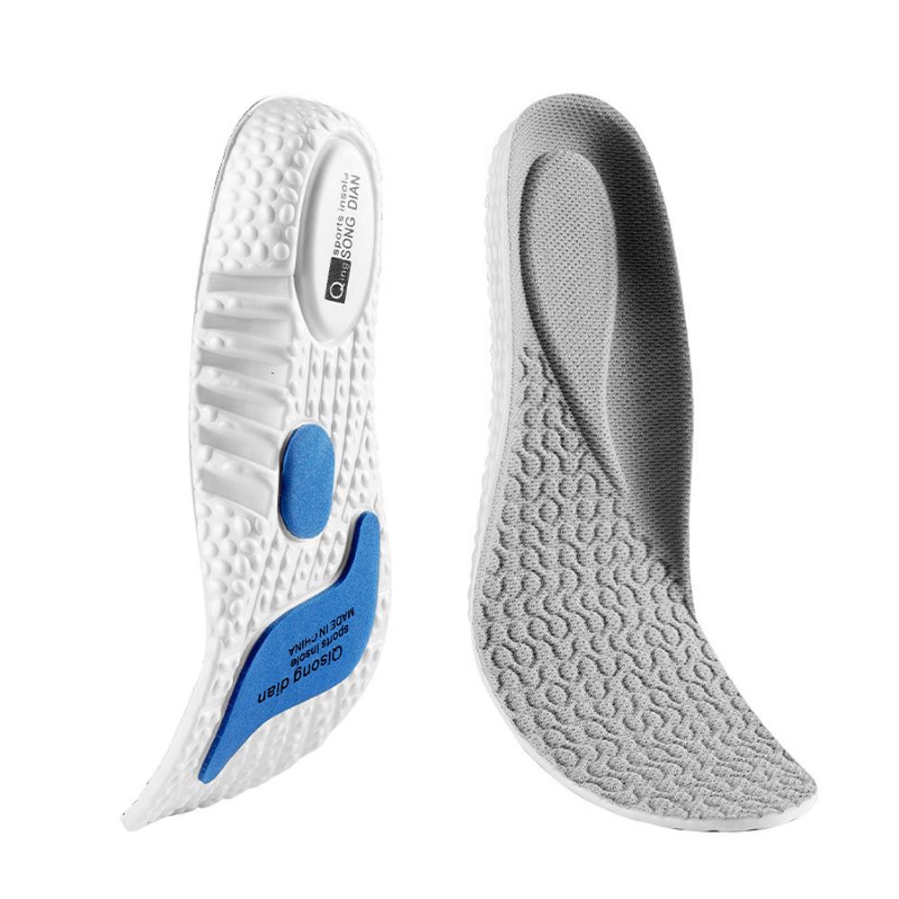 2Prs Per Pack Air Cushion Sport Insoles with High-Elastic TPE Heel Cushion, Shock-Absorbing & Sweat-Wicking Design, Provides All-Day Comfort & Relief for Heel Discomfort, Ideal for Running, Walking, Hiking & Daily Wear 2Prs Per Pack Air Cushion Sport Insoles with High-Elastic TPE Heel Cushion, Shock-Absorbing & Sweat-Wicking Design, Provides All-Day Comfort & Relief for Heel Discomfort, Ideal for Running, Walking, Hiking & Daily Wear
