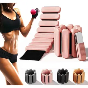 Wrist & Ankle Weights for Women,Premium Silicone Wrist Weights for Women,Leg Weights 2 lbs Set of 2 (1Lb Each)，Adjustable Ankle Weights for Yoga,Running,Pilate,Swimming,Walking,Home Gym Workout,Strength Training