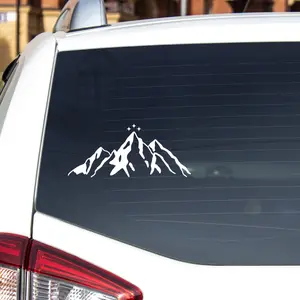 Mountain and Stars Vinyl Decal | Bookish Car Decal | Fantasy Reader Sticker | Book Lover Car Sticker | Booktok Reader Gift