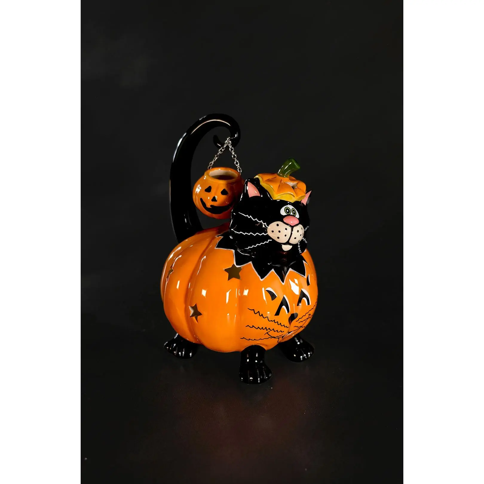 Halloween Cat Figurine
