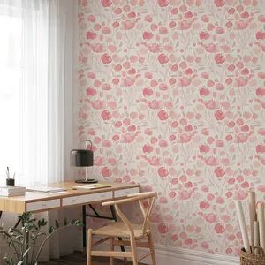 Pink Boho Wallpaper