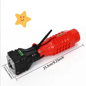 Expansion tube installation tool With spirit level positioning, special for water and electricity decoration / wall fixing, labor-saving hardware tool for home decoration and construction sites Red and Black Portable Model