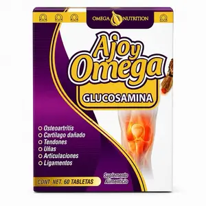 Ajoy Omega Glucosamine Joint Support Supplement – Cartilage, Tendons & Mobility Health, 60 Tablets