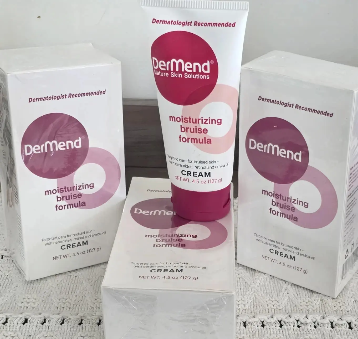 Moisturizing Dermend Bruise Formula Cream 4.5 oz, Sealed Box EXP 05/28