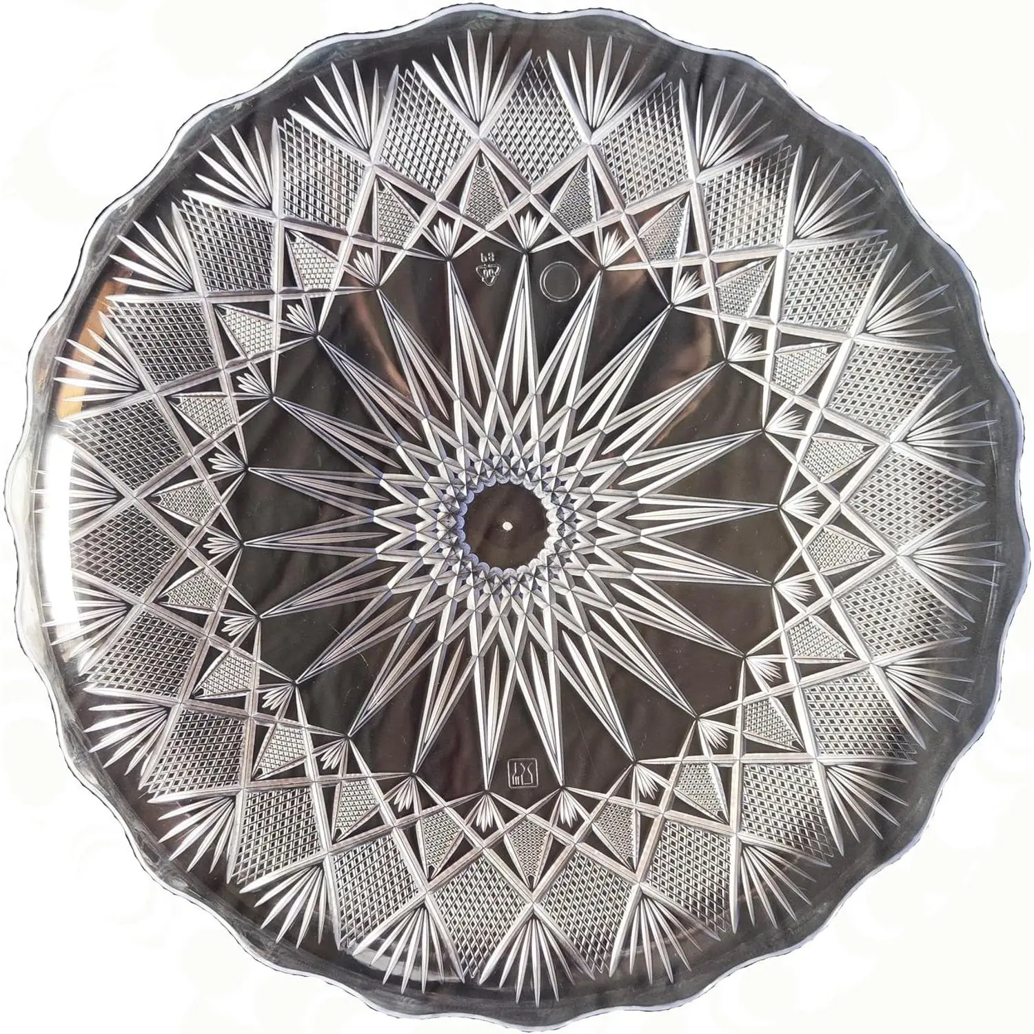36 Pcs Clear Plastic Serving Trays 10 Inch Round Transparent Plates,Plastic Platos for Weddings Parties Birthday Cake Cookies Fruits2026