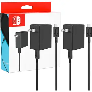 2-Pack Charger for  , 45W AC Adapter   with 2-Pack 5ft Detachable USB C , Compatible with /OLED/Lite, Steam Deck, Support TV Mode,  Quality