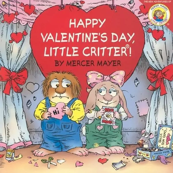 USED Book - Little Critter: Happy Valentine's Day, Little Critter!: A Lift-The-Flap Book for Kids by Mayer, Mercer (Paperback) - english