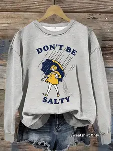 Women's Graphic Cartoon Pattern Fitted Long Sleeve Sweater Sweatshirt, Warm Casual Fall & Winter Top, Graduation & Back-To-School Wear Womenswear