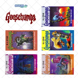 goosebumps rectangle vinyl stickers high quality vinyl Decoration Items goosebumps rectangle vinyl stickers high quality vinyl Decoration Items