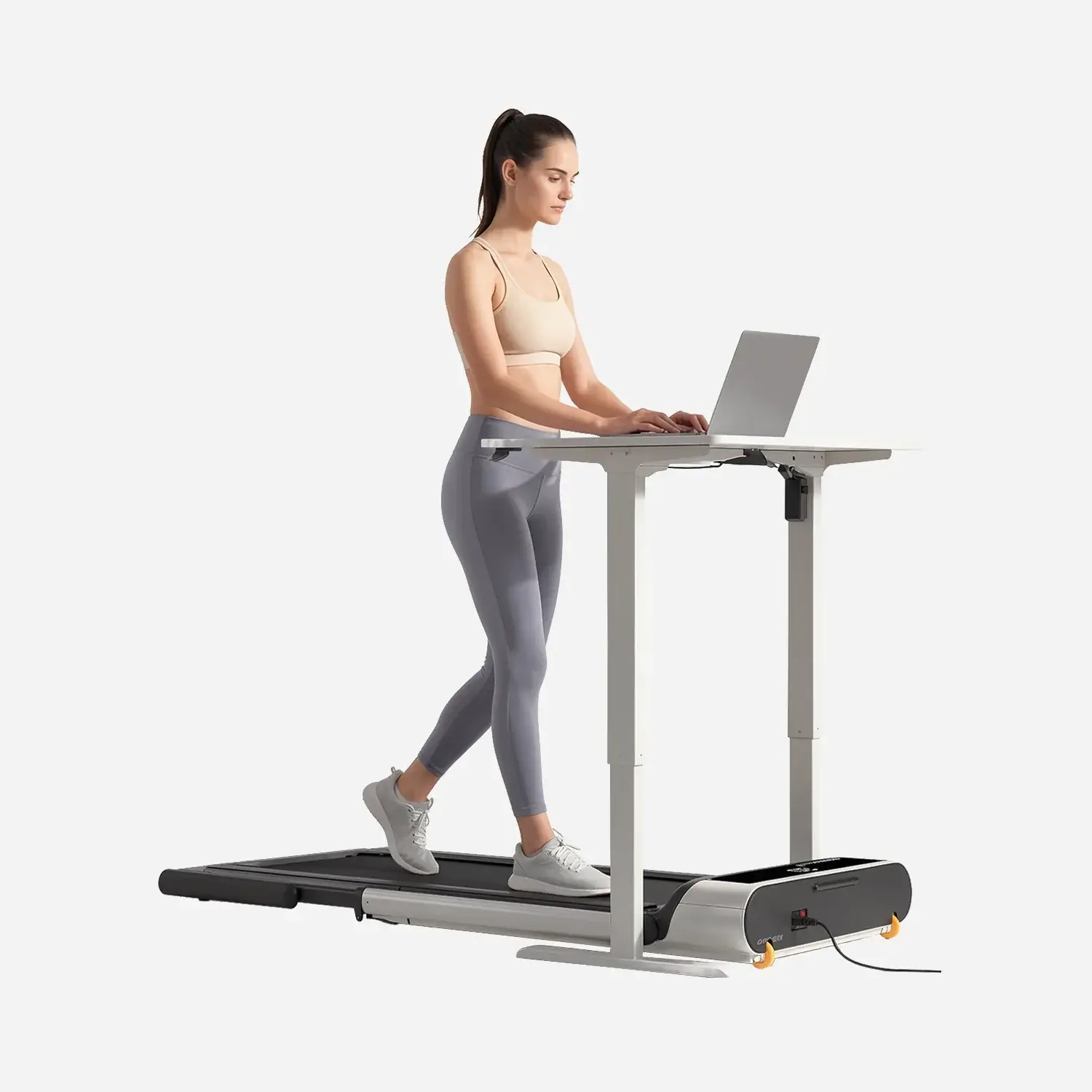 WALKINGPAD 2-in-1 Under Desk Walking Pad Treadmill - Adjustable Folding Treadmills with Adjustable Incline, Low-Noise Motor, LED Display, App Control, 300lbs Capacity, Compact for Home Office #HomeFitness