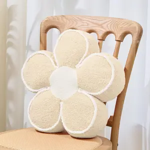 Flower Pillow Flower Throw Pillow Flower Floor Cushion Cute Seat Cushion Aesthetic Floor Cushion Decorative Throw Pillow for Bed,Couch(15.7")