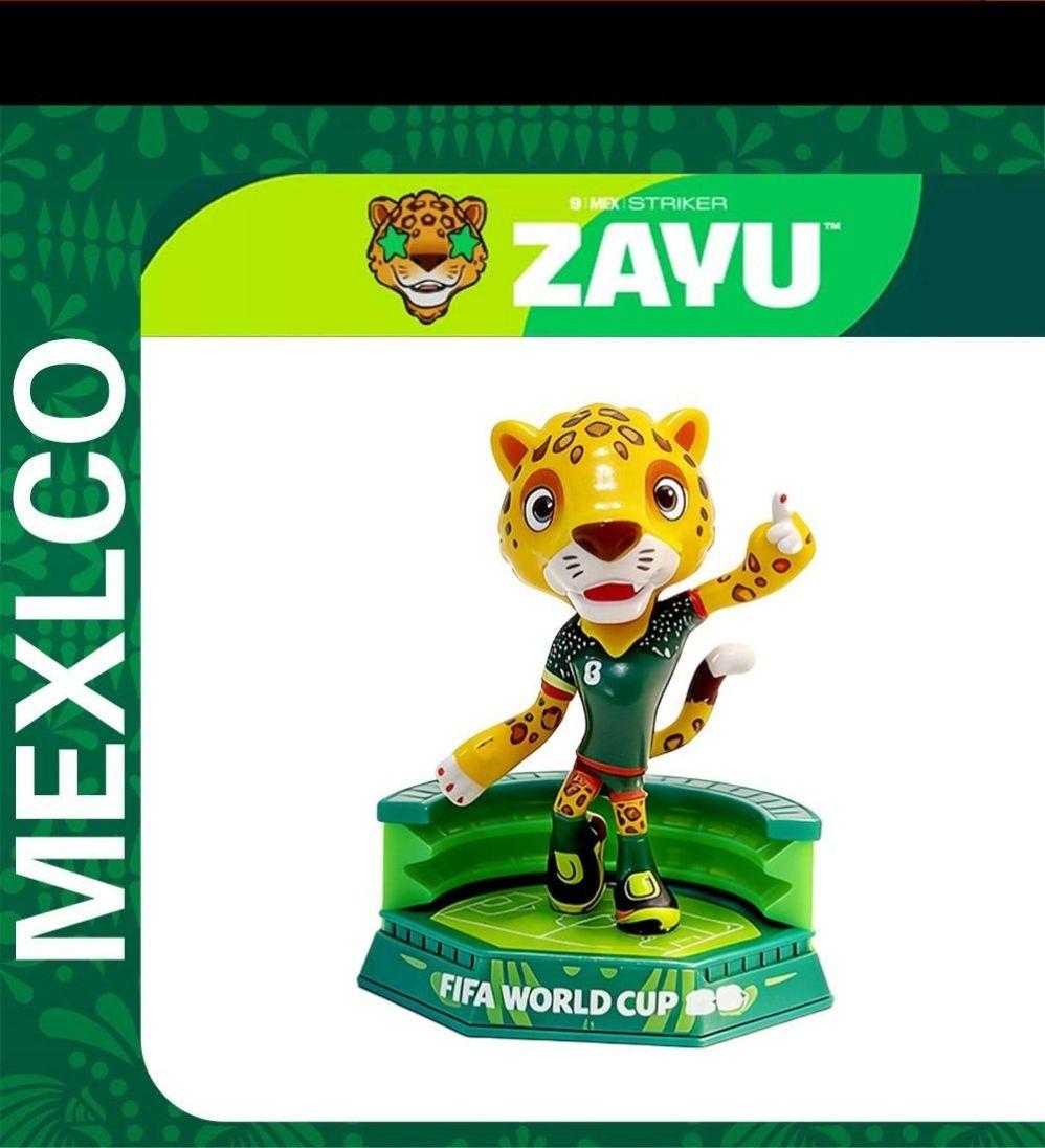 FIFA World Cup 2026 Set of 3 Collectible Mascot Figurines Clutch, Zayu and Maple