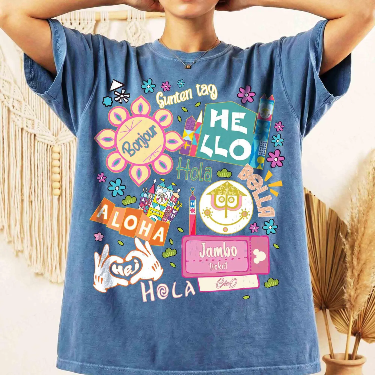 Fantasyland Hello World Language It's Small World T-Shirt, Dreams Shirt, Family Matching Tee, Vacation 2026