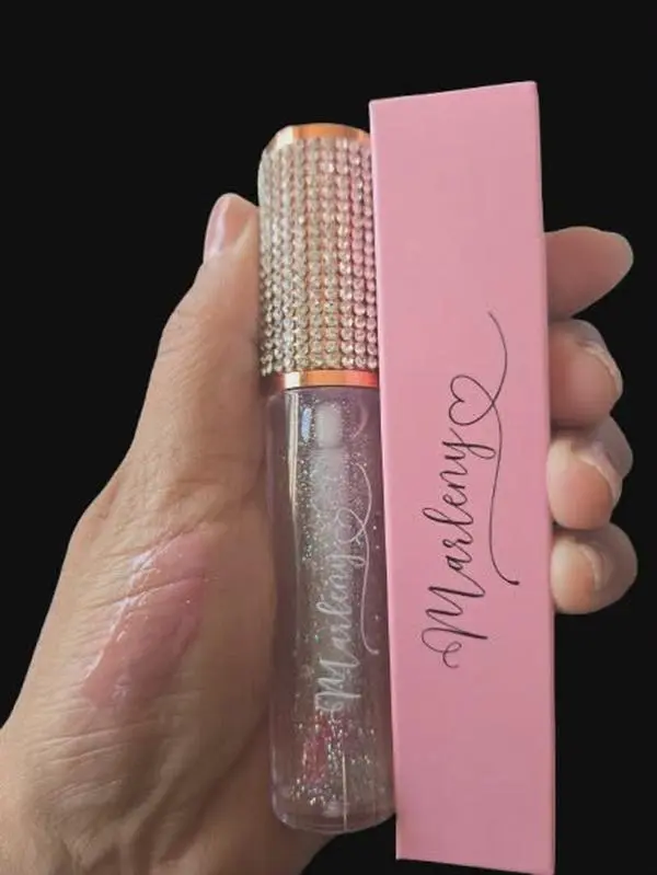 Marleny Crystal "Angelita Glow" Lipstick Glossy Shiny