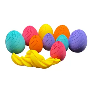 Slippery Sliding Easter Egg Fidget | 3D Printed Layered Egg Toy | Easter Basket Stuffer | Sensory Desk Toy for Kids & Adults | Easter Gift