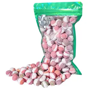 Watermelon Rainbow Blasters 4oz, Classic Fruity Candies Flavored Watermelon, Freeze Dried, Sweet Crunchy Snack