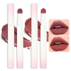 2 Pcs Pink Red Matte Lipstick Sets, Wine Lipstick for Women Long-lasting, magics 24 originals, Lipstick Set Long Lasting 24 hrs Waterproof Lipstick Pack, mate