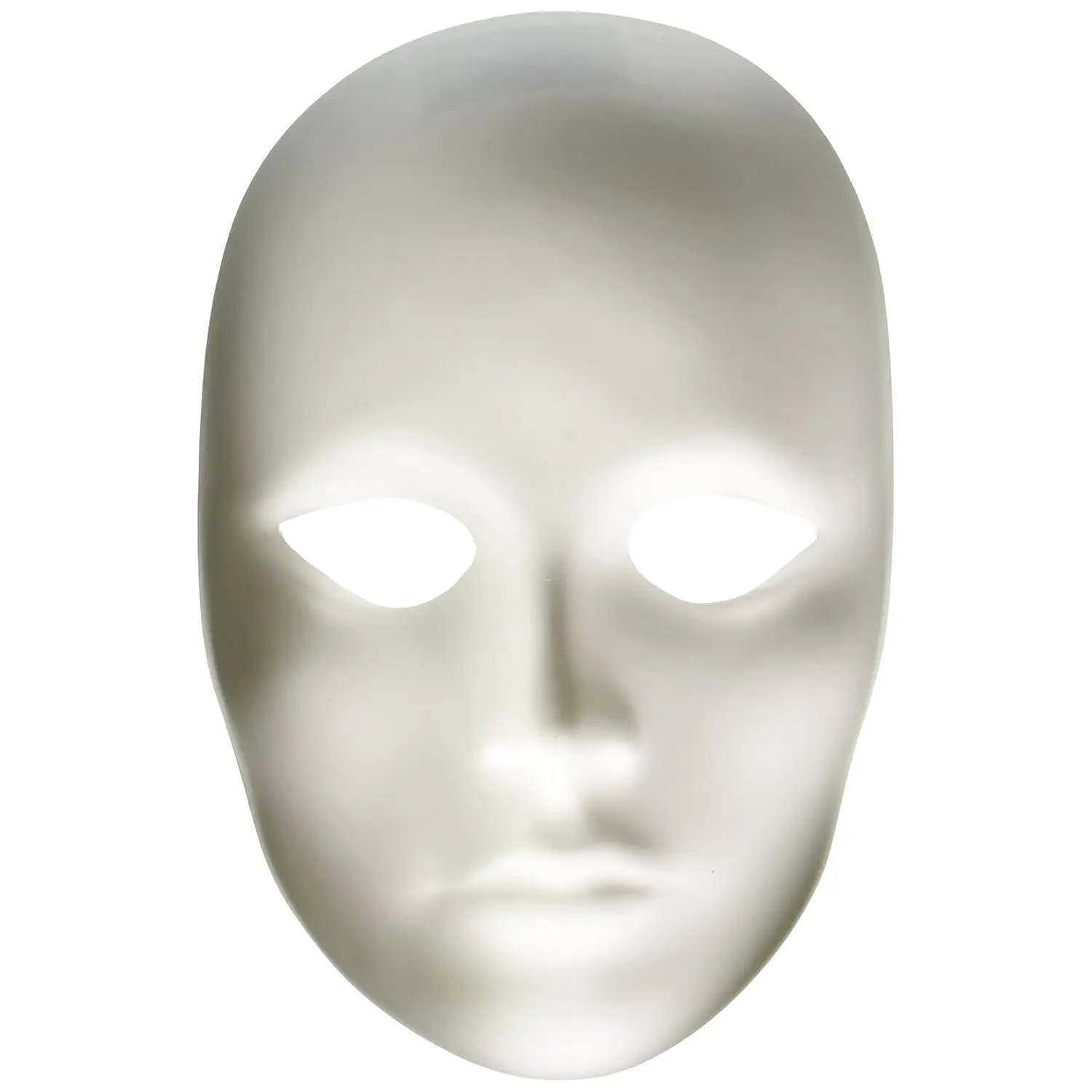 Creativity Street Plain Plastic Feminine Mask, White - 4201, Art DIY Accessories for Festive & Party Decorations Supplies