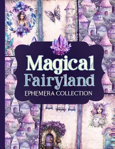 Magical Fairyland Ephemera Collection: Over 200 Enchanting Designs for Junk Journals, Scrapbooking, Decoupage, & Paper Crafts
