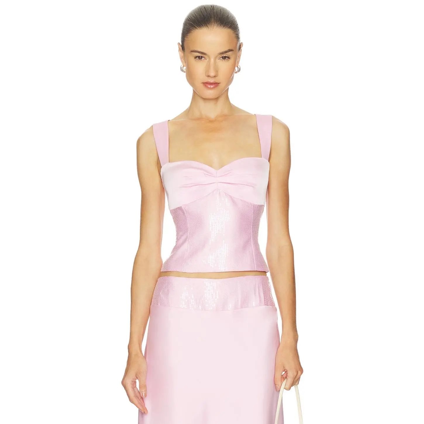 Runaway The Label Medina Top in Musk