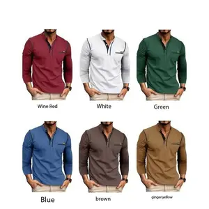 shirts flame resistant henley printed and camo two tone 7oz mens fire retardant work shirts Menswear Top Can be used with raincoat