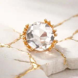 Day Party- Rhinestone Statement Ring