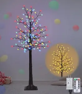 LED Tree Ball Light 5ft 176L 2 Color tree Light Decoration for Bedroom Indoor Outdoor Home Festival Party Wedding Christmas