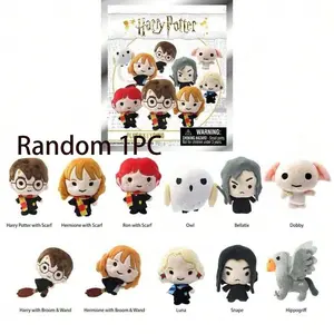 1PC Harry Potter Officially Licensed Character Series Mystery Bulk Bag Clip Plush Keychain Personalized Collectibles Value Surprise Blind Box Random One Harry Potter Luna or Other Characters Keyring Gift for Friends and Family Christmas Gift Creative toys