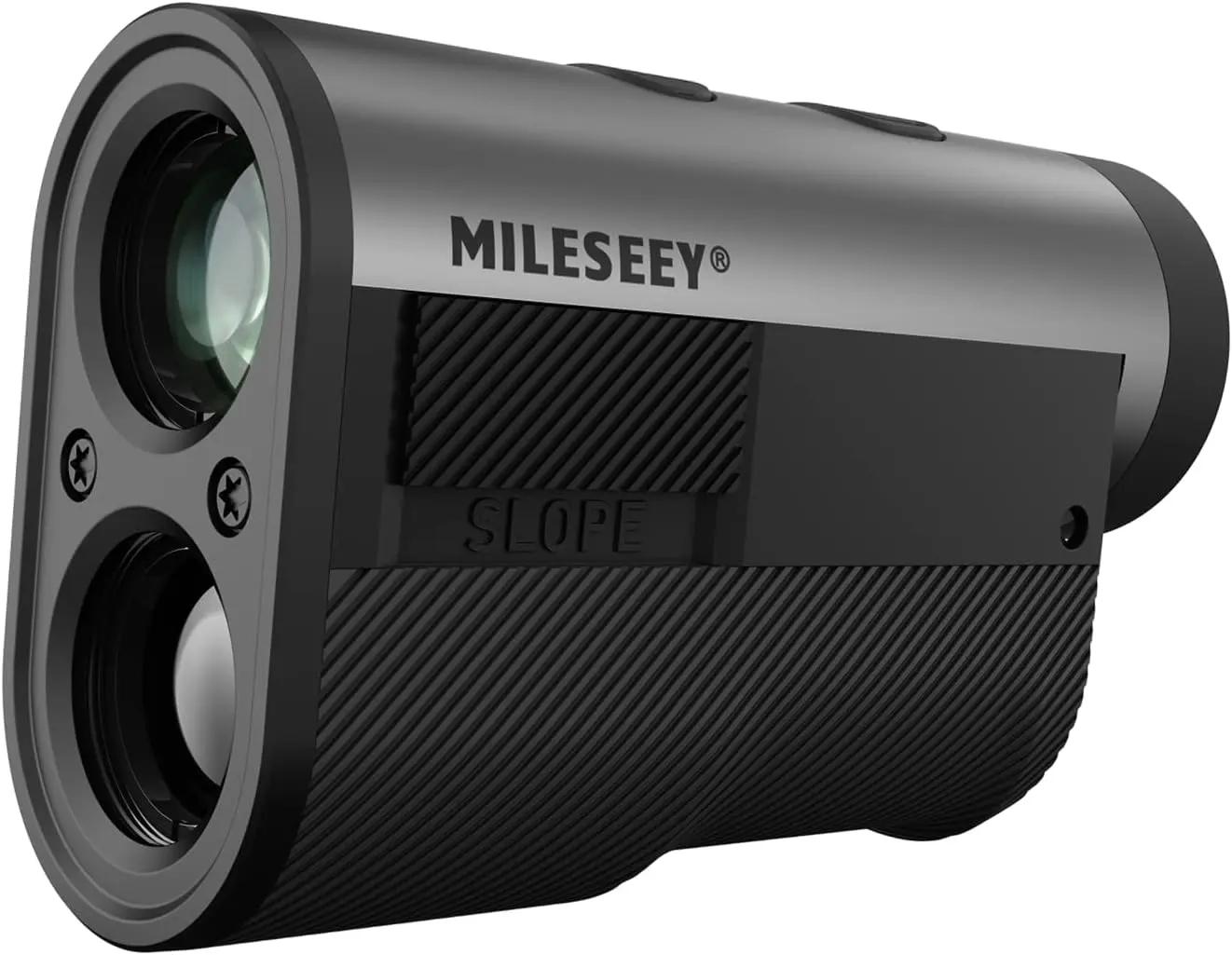 Golf Range Finder 656 Yards, MiLESEEY Golf Rangefinder with Rechargeable Battery, Flag Lock with Pulse Vibration, Slope On-Off, 0.5Yd Accuracy and 0.3s Measuring Speed，6X Magnification (Black)