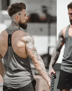 Men Sleeveless Sports Vest Fitness Top for Gym and Workout Wear