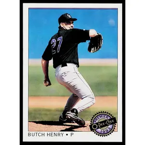 Butch Henry 1993 O-Pee-Chee Premier #30 Colorado Rockies