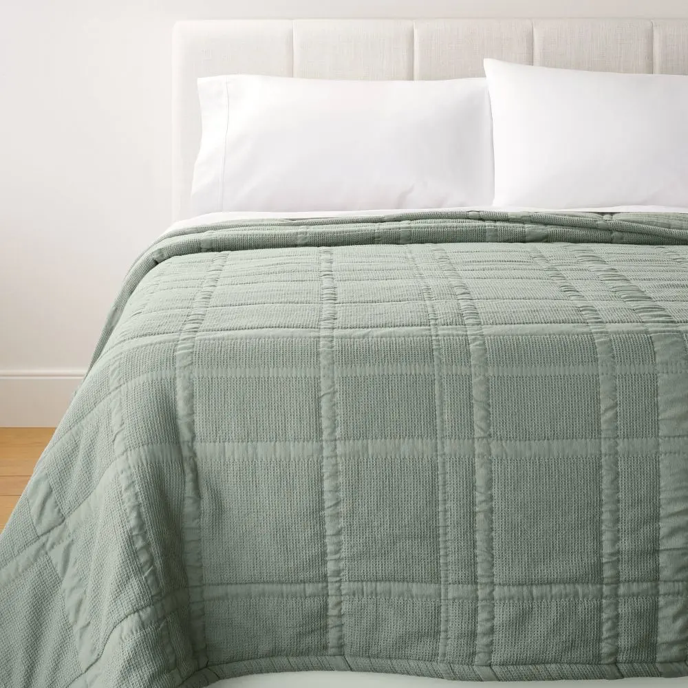Waffle Matelasse Quilt - Threshold designed with Studio McGee