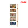 ONAIL Foldable Storage Box with Lid - 40/64/128QT, 1-5 Layers with Wheels, Stackable Folding Storage Boxes for Closet Organization, Household Items (Kitchen, Bedroom Use)