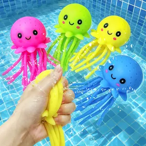 Jellyfish Water Balls, Pool Toys for Toddlers, Novelty Rubber Smile Jellyfish Splash Balls, Sensory Stress Relief Toy for Kids, Beach Water Toys & Swimming Toy for Toddlers, Cute Gifts for Boys & Girls