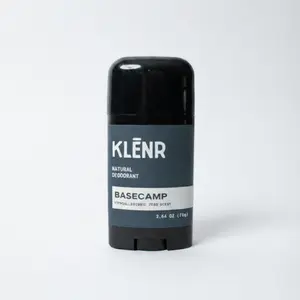 Klenr Natural Deodorant Basecamp Hypoallergenic Zero Scent Organic Ingredients Aluminum Free - Preorder