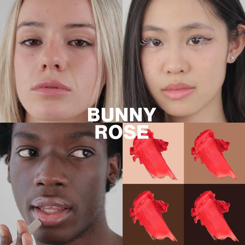 Ultra-slim Refillable Lipstick with Squalane Jojoba Seed Oil Shea Butter Vitamin E Cooling Sensation Lightweight Hydrating Balm for Continuous Moisture and Glossy Finish