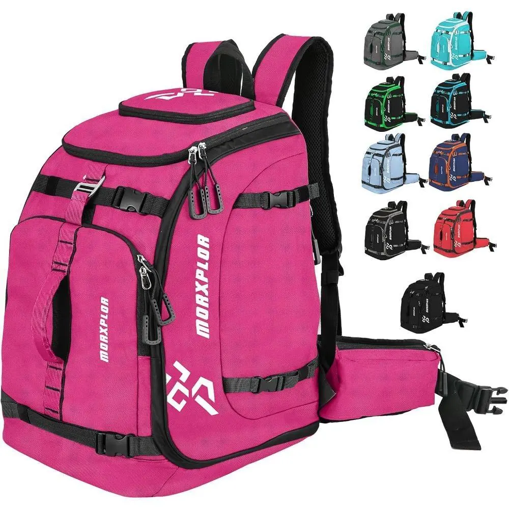 65L Padded Waterproof Ski Boot Bag For Ski Boots, Gear & Accessories