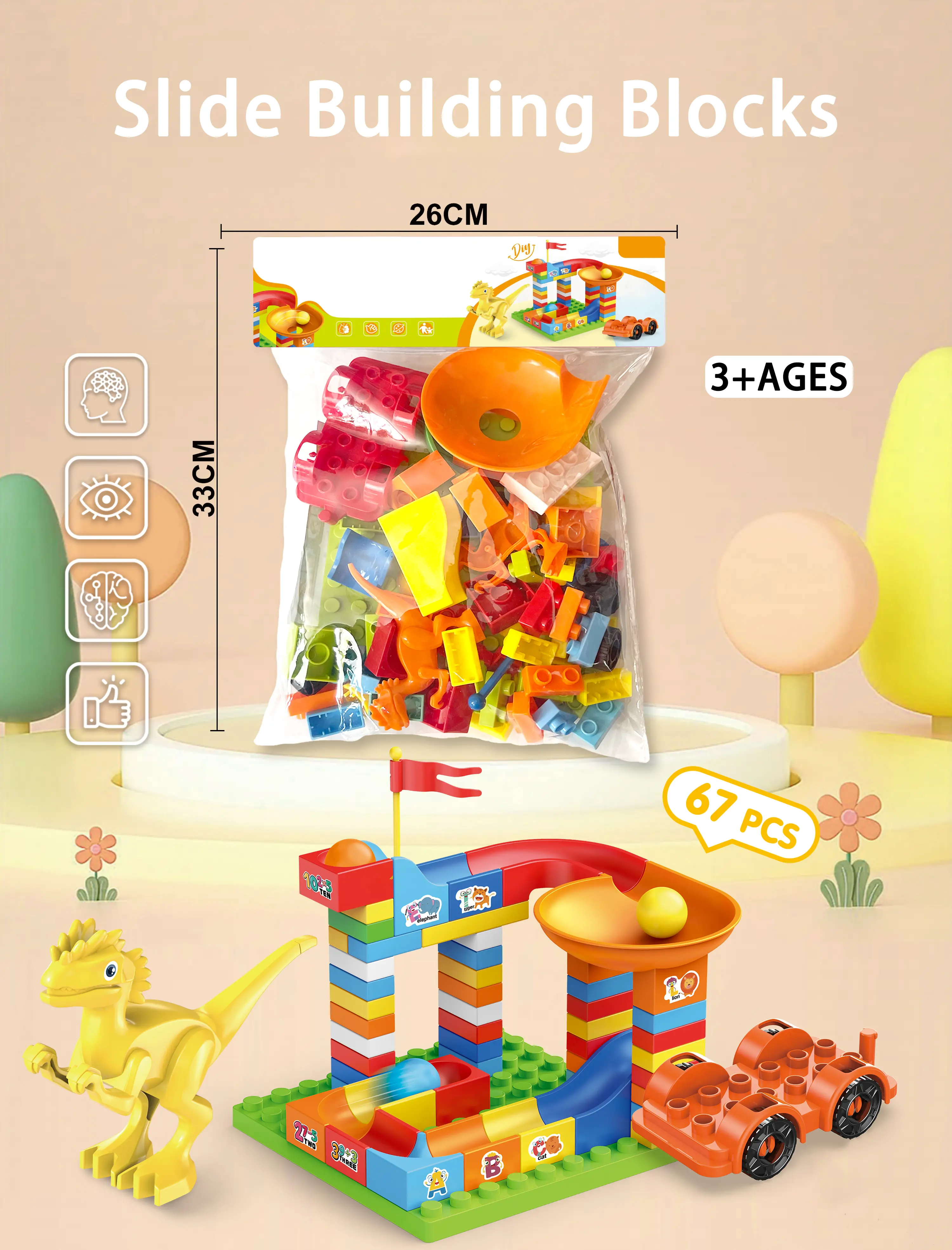 Building Blocks Set for kids,DIY Educational Toys for ages 3 ...