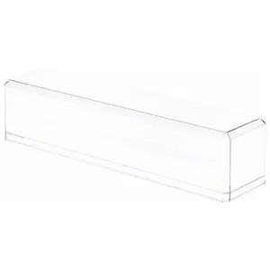 Pioneer Plastics Plastic Display Cases for 1:64 Scale Trucks, 15.625" W x 3.5" D x 3" H (Mailer Box)
