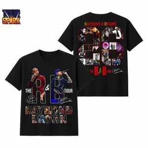 Raymond & Brown Inspired R&B Graphic Tee 2026, Premium Cotton Music Duo T-Shirt, Urban Hip Hop Soul Streetwear, Vintage Concert Style Graphic Shirt, Gift for R&B Fans