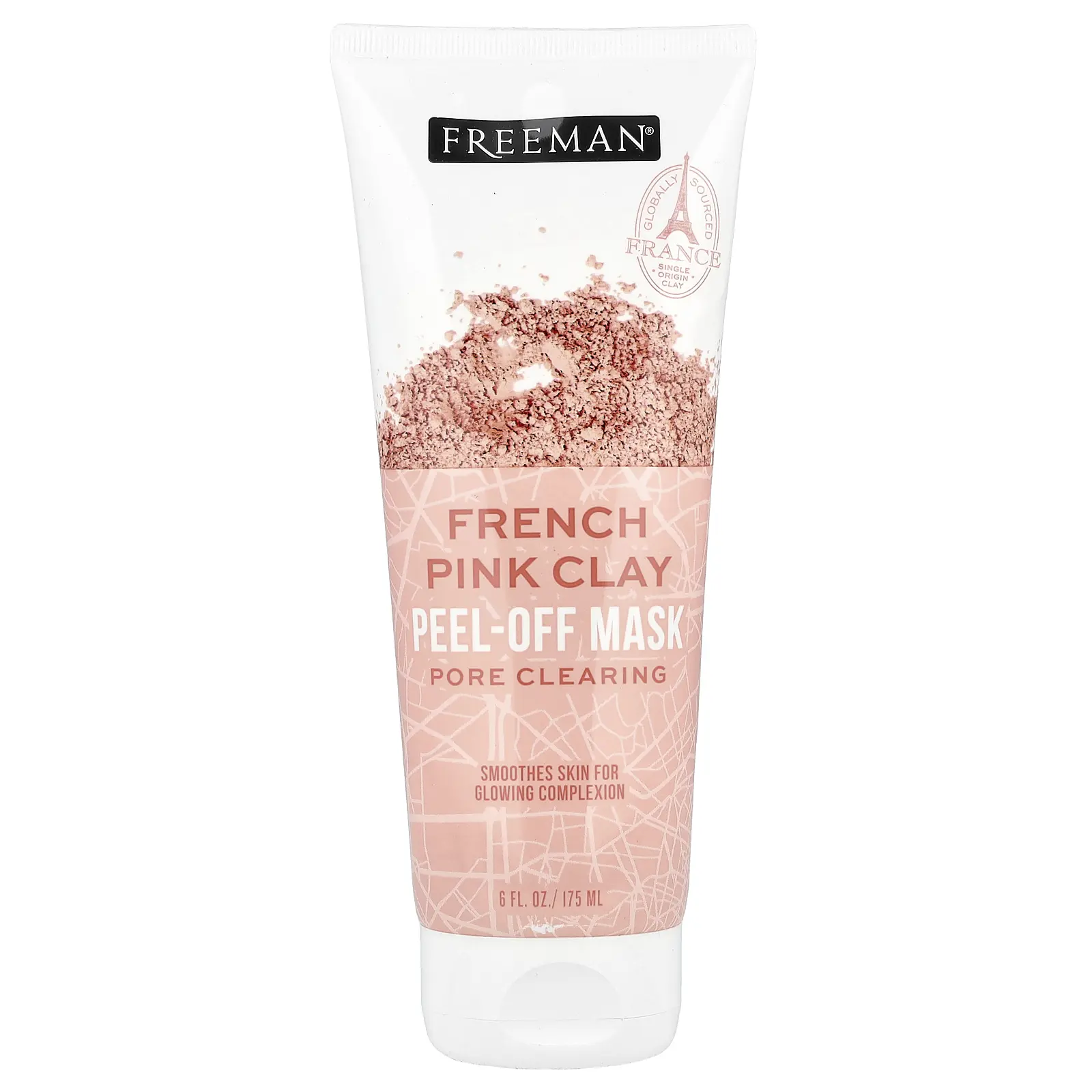 Freeman Beauty French Pink Clay Peel-Off Beauty Mask, 6 fl oz (175 ml) Freeman Beauty French Pink Clay Peel-Off Beauty Mask, 6 fl oz (175 ml)