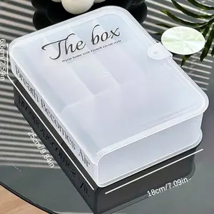 Large Capacity Power Charging Cable Organizer Box, Desktop Cord Management Holder, Phone Charger Plug Sorter, Data Line Storage Case
