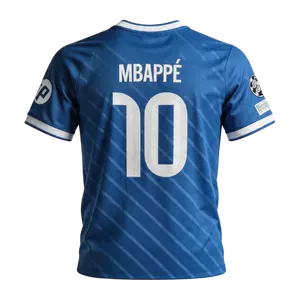2026 27 New Blue Second Away White Home Away No.10 Mbappé Short Sleeves Football Jersey
