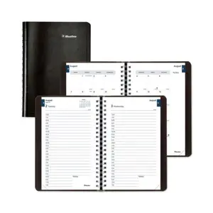 Rediform Office Products REDCA201BLK 8 x 5 in. Academic Daily & Monthly Planner, Black