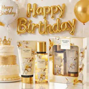 Victoria Anna Perfume 2-Piece Set, Women's Eau De Parfuma Spray And Body Lotion Gift Box,85ml Body Mist,75ml Body Lotion,Long Lasting Fragrance, Perfect For Holiday Gifts, Dating,Daily Life, Parties