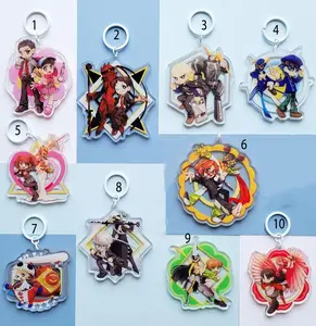 Persona 4 acrylic keychains- Investigation Team Party Members, Hero/Yu/Souji, Yosuke, Chie, Yukiko, Kanji, Naoto, Teddie, Rise, Adachi, Nanako, Dojima