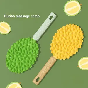 Durian Shaped Massage Comb, Multifunctional Floating Hair Remover, Cat Hair Cleaning Grooming Brush,Pet Grooming Brush,Soft And Non Damaging To The Skin, Without Getting Tangled