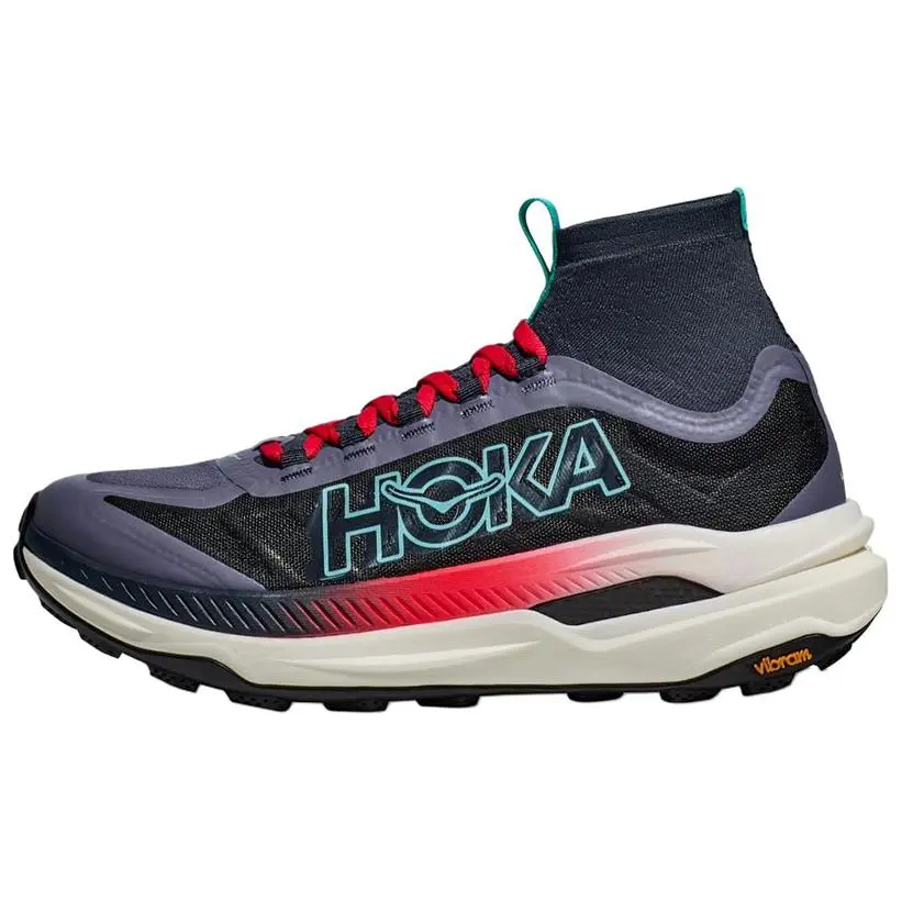 HOKA ONE ONE Tecton X Y2K Retro High-Top Trail Running Shoes for Men - Comfortable, Versatile, Slip-Resistant, and Durable in Navy Blue Trending Shoes, House White Official Shoes to Get / Maison Mihara